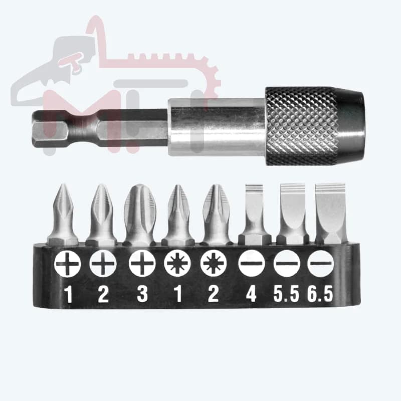 TOTAL Screwdriver Bits Set - Precision Toolkit for Versatile Screwdriving Solutions.